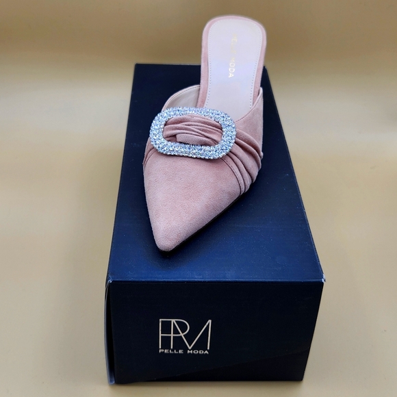 Pelle Moda Cheri Pointed Toe Mule (Women), 6, BLUSH - Picture 8 of 10